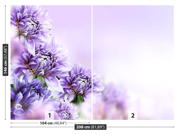 Fototapet Violet Flori