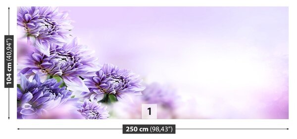 Fototapet Violet Flori