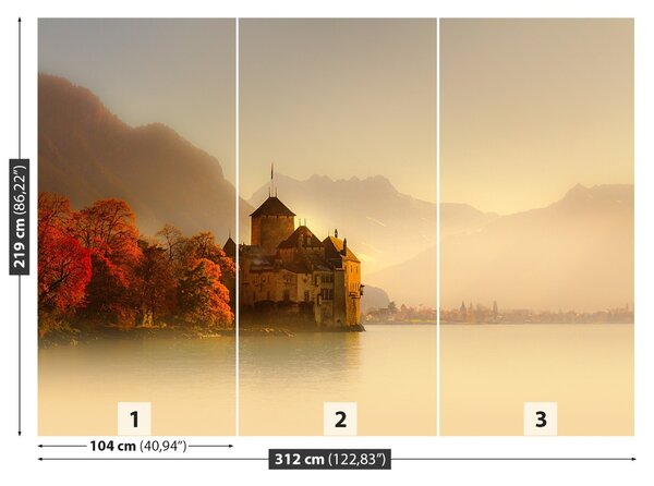Fototapet Castelul Montreux