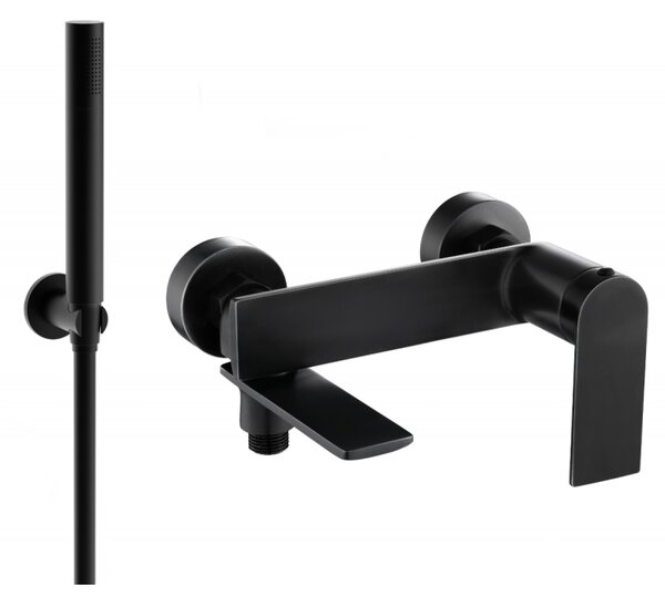 Mexen Zero R70 baterie de baie cu set de duș, negru - 7113R70-70