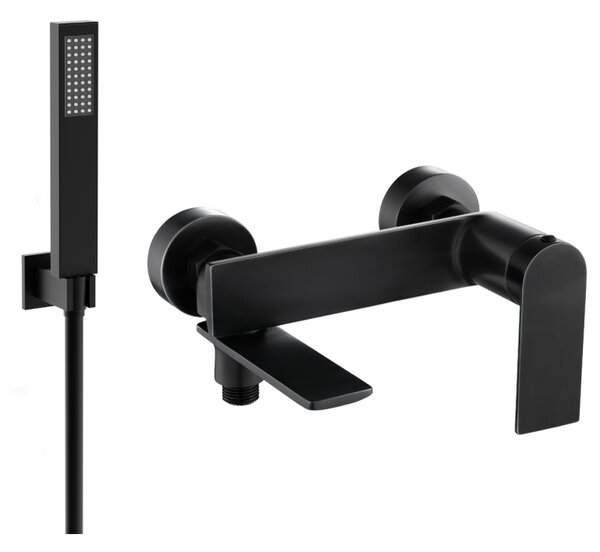 Mexen Zero R02 baterie cadă cu set de duș, negru - 7113R02-70