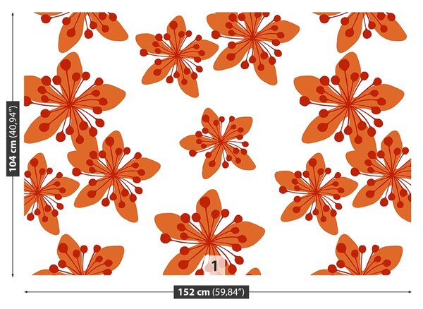 Fototapet Model floral