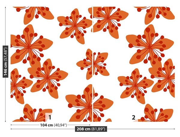 Fototapet Model floral