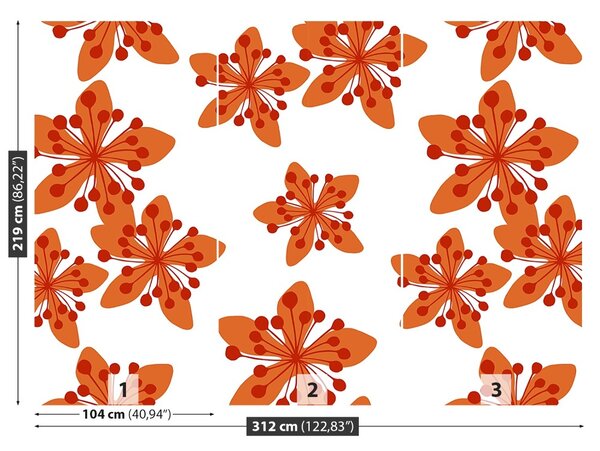 Fototapet Model floral