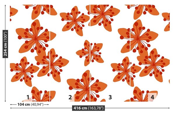 Fototapet Model floral