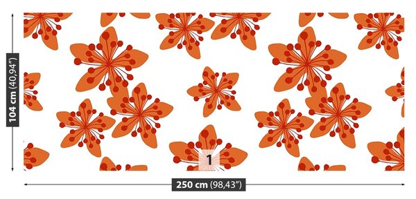 Fototapet Model floral