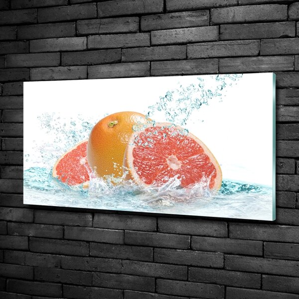 Fotografie imprimată pe sticlă grapefruit