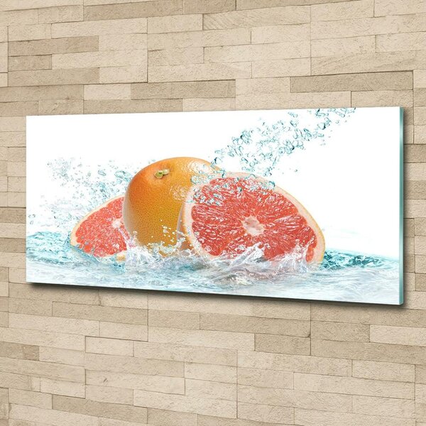 Fotografie imprimată pe sticlă grapefruit