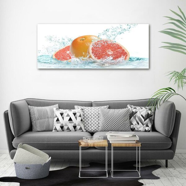 Fotografie imprimată pe sticlă grapefruit