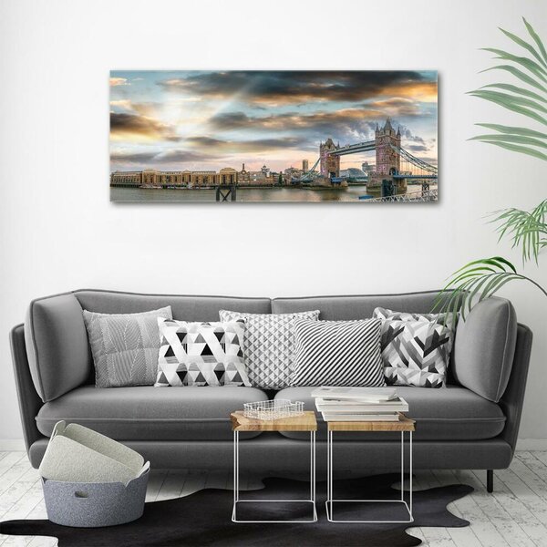 Tablou Printat Pe Sticlă Tower Bridge din Londra