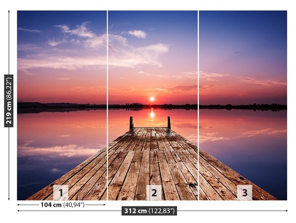 Fototapet din lemn Jetty