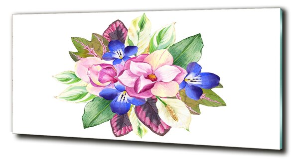 Tablou Printat Pe Sticlă buchet de flori