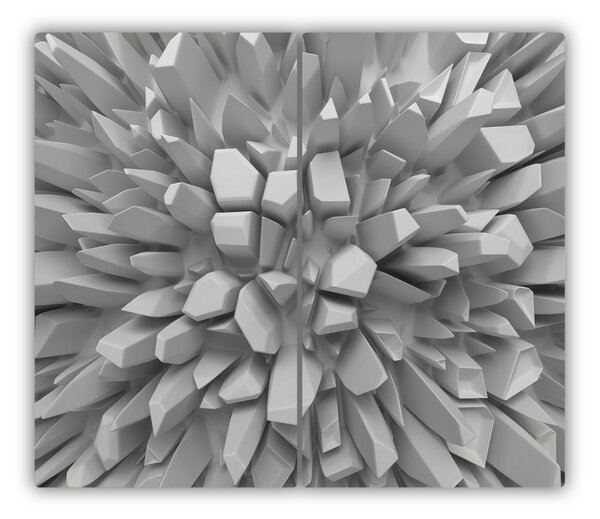 Tocator din sticla 3d abstracție