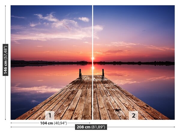 Fototapet din lemn Jetty