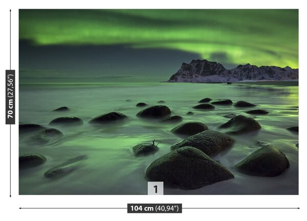 Fototapet Aurora boreala