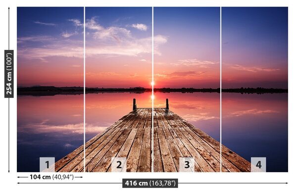 Fototapet din lemn Jetty