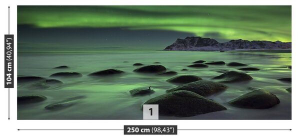 Fototapet Aurora boreala