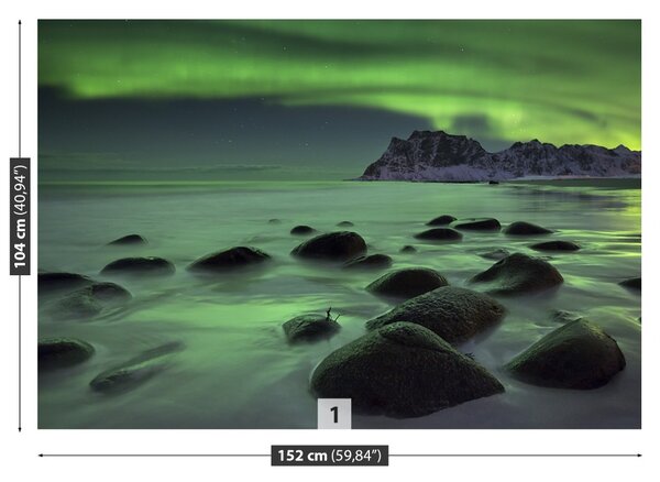 Fototapet Aurora boreala