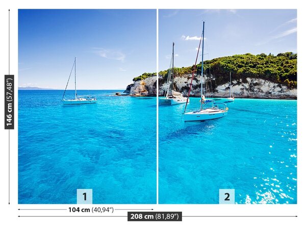 Fototapet Sailboat Bay