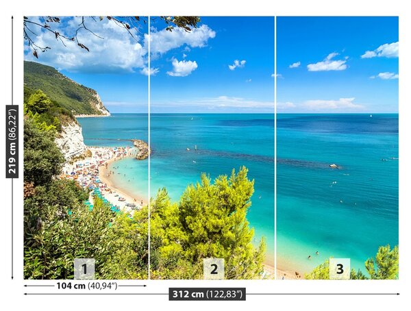Fototapet Coast Beach