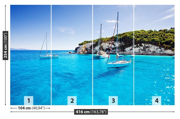 Fototapet Sailboat Bay