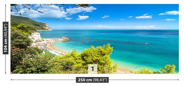 Fototapet Coast Beach