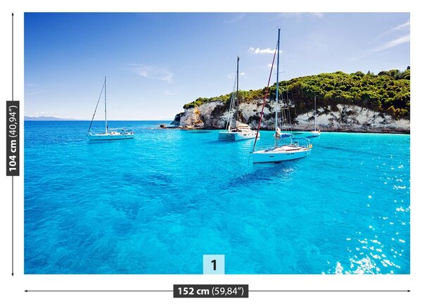 Fototapet Sailboat Bay