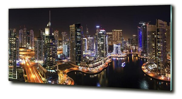 Tablou sticlă Marina in Dubai