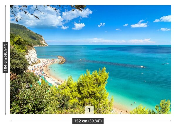 Fototapet Coast Beach