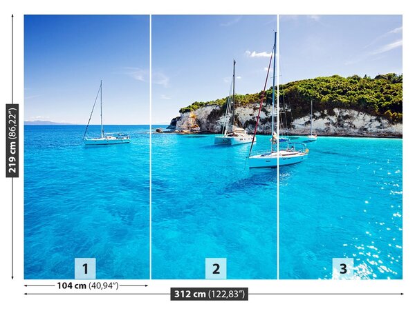 Fototapet Sailboat Bay