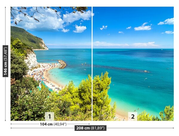 Fototapet Coast Beach