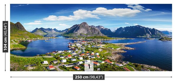 Fototapet Lofoten Norvegia