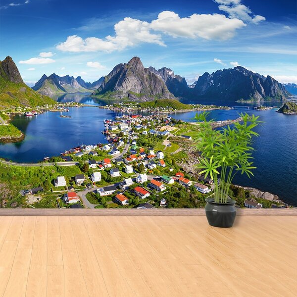 Fototapet Lofoten Norvegia