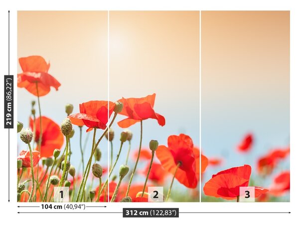 Fototapet maci Flori
