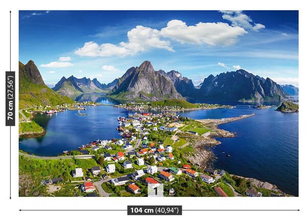 Fototapet Lofoten Norvegia