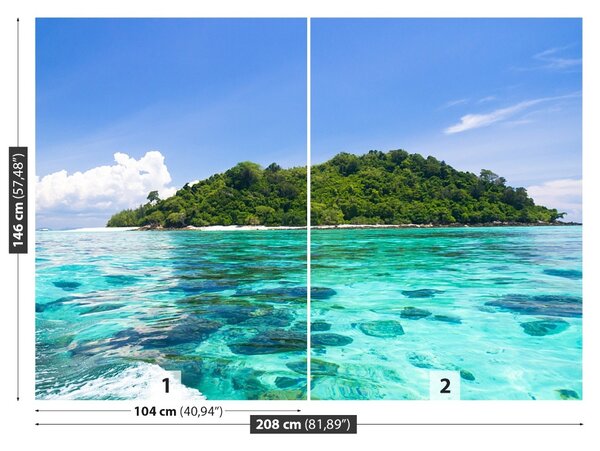 Fototapet Blue Paradise Island