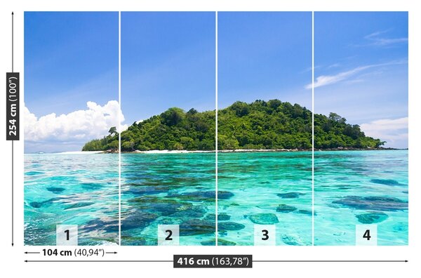 Fototapet Blue Paradise Island