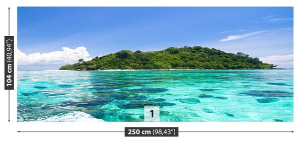Fototapet Blue Paradise Island