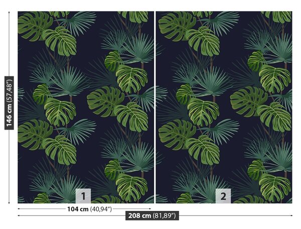 Fototapet Monstera este plin de găuri
