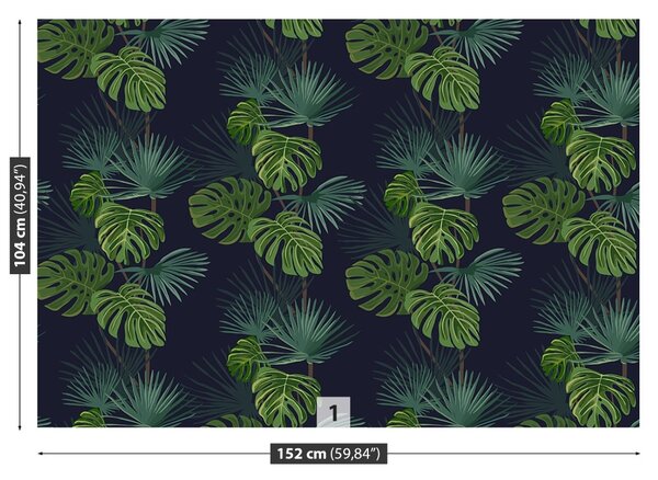 Fototapet Monstera este plin de găuri