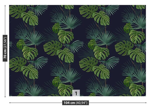 Fototapet Monstera este plin de găuri