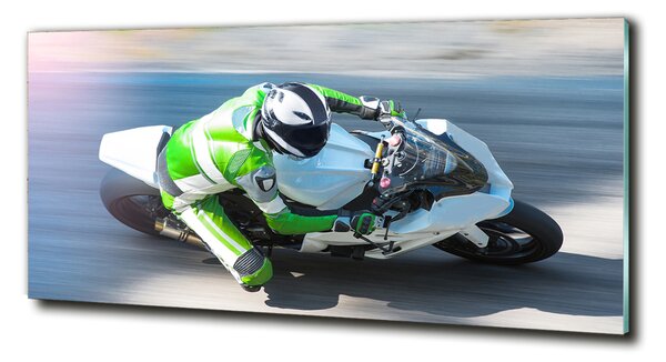 Imagine de sticlă cursă de motociclete