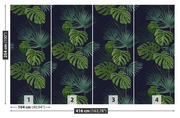 Fototapet Monstera este plin de găuri