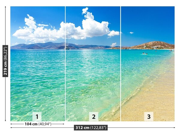 Fototapet plaja Grecia