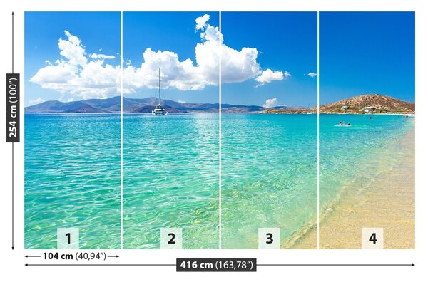 Fototapet plaja Grecia