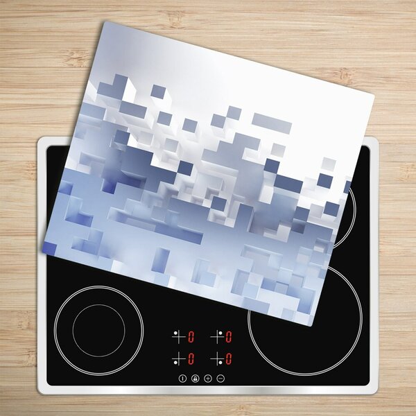 Tocator din sticla Cube abstract