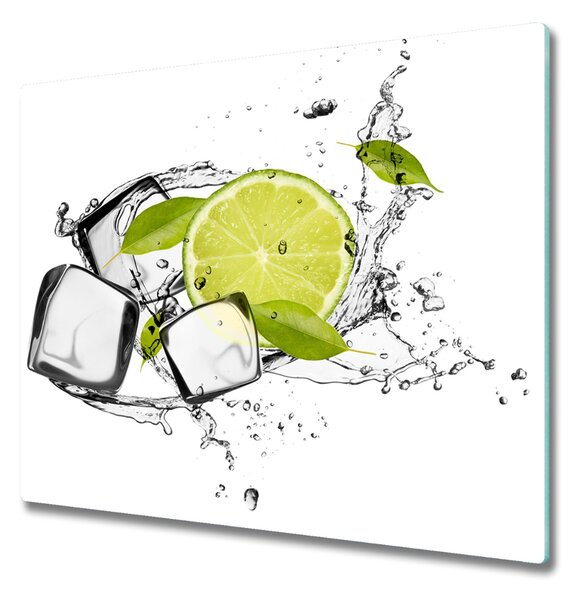 Tocator din sticla Lime inghetata