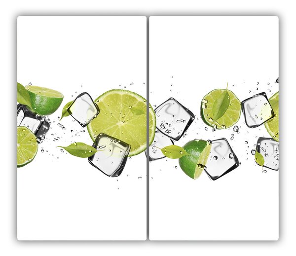 Tocator din sticla Lime inghetata