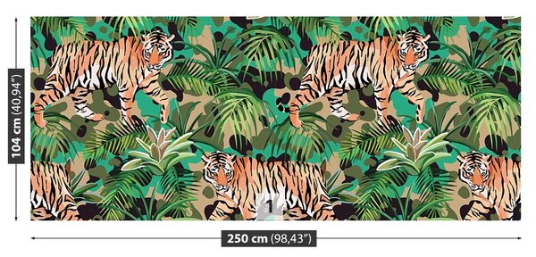Fototapet Jungle Tiger