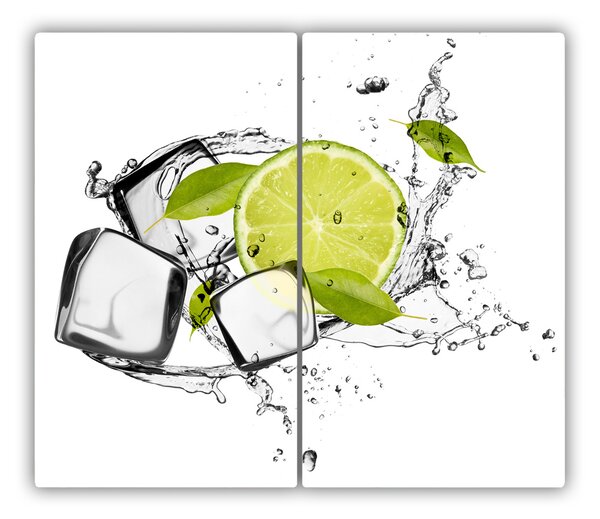 Tocator din sticla Lime inghetata